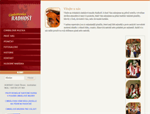 Tablet Screenshot of cimbalovka-radhost.cz